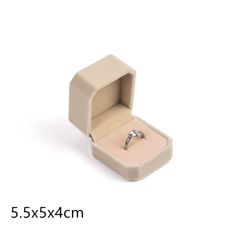 Boîte d'Évaluation de Bijoux en Velours, pour Collier, Bague, Bracelet, Pendentif, Boucles d'Oreille