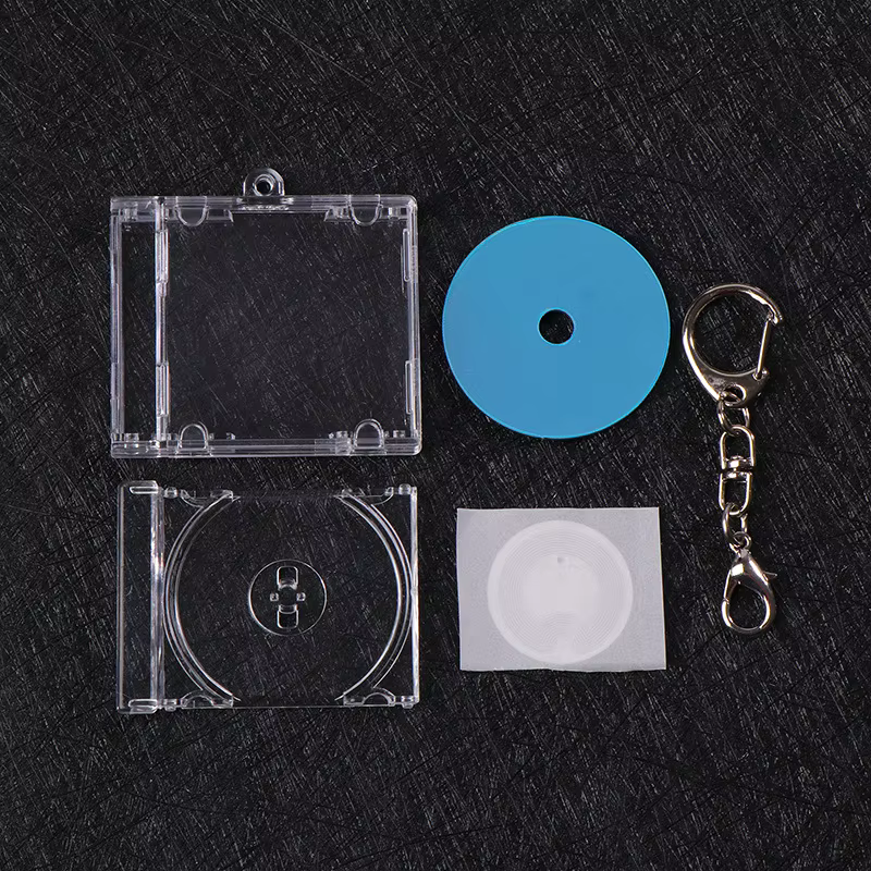 Porte-clés disque CD fonctionnel NFC, Mini étui CD, porte-clés périphérique, Album commémoratif, pou