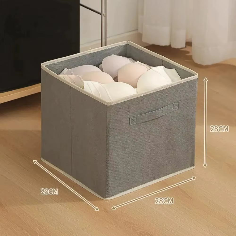Boîte de rangement Cube Non tissée pliable, 1 pièce, fournitures pour la maison, garde-robe, gain de