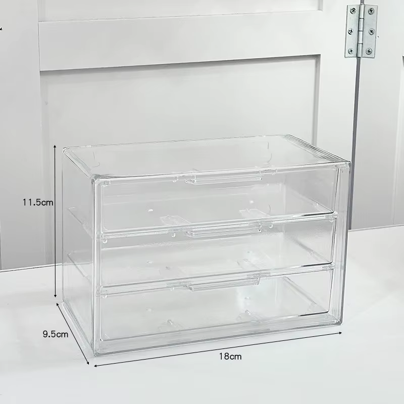Boîte de Rangement de Bureau Multifonction avec Brosse et Porte-Stylo pour la Maison