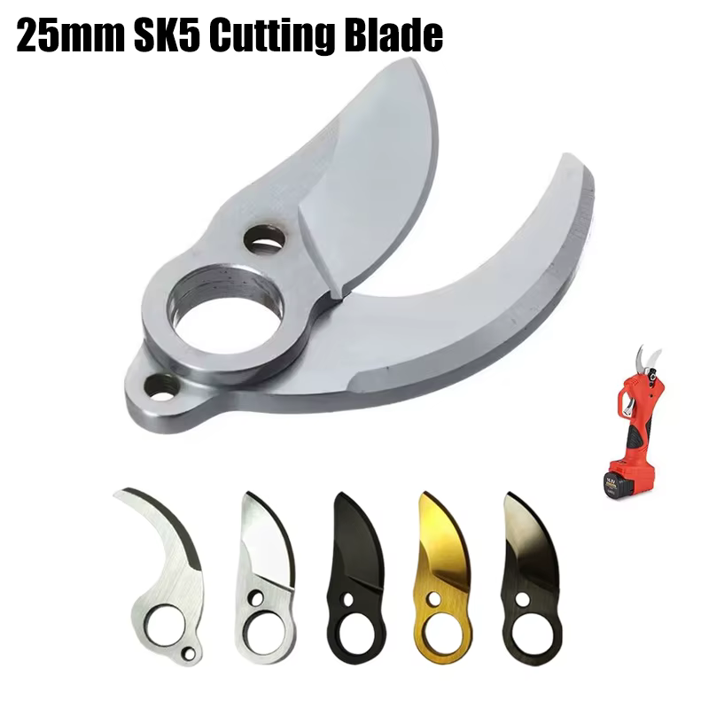 25mm SK5 alliage acier titane or diamant lame de coupe électrique sécateur lames sans fil sécateur p