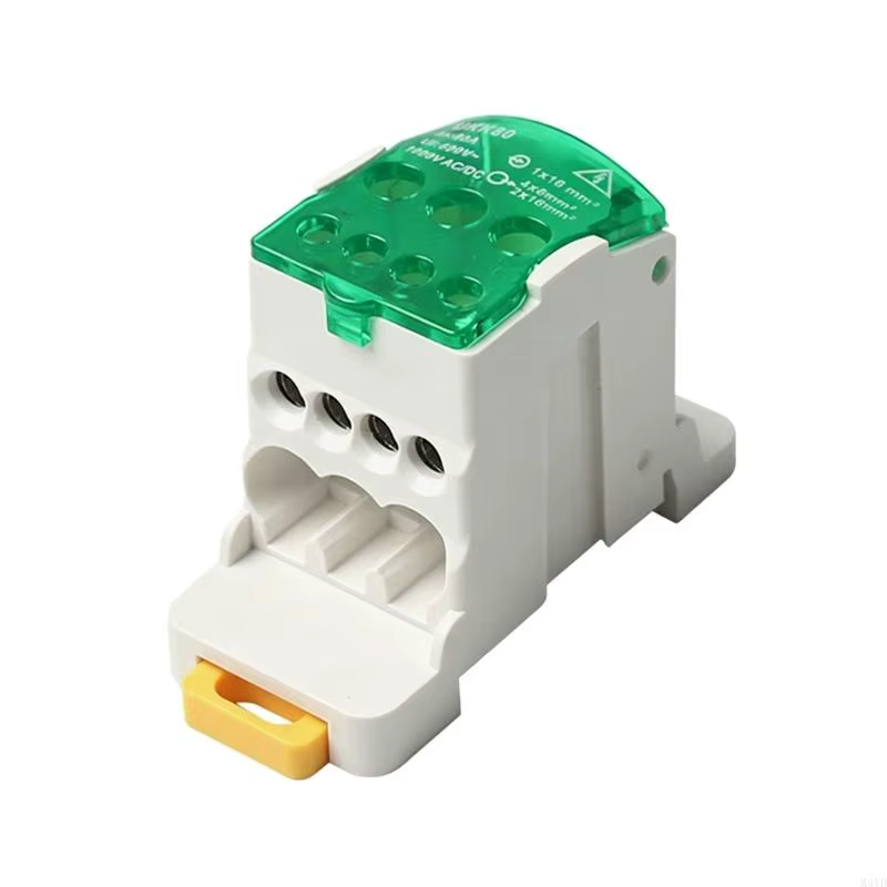 Boîte jonction en plastique, bornier à sorties multiples, boîte séparation pour Installations électr