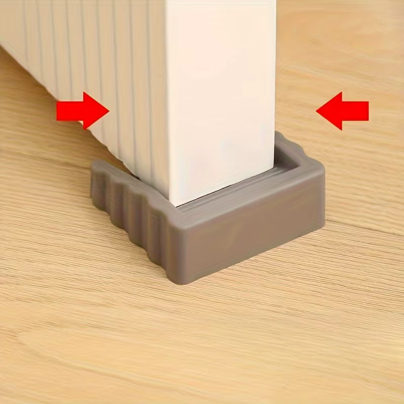 Bloc d'arrêt de porte en Silicone, 2 pièces, butoir de porte à cale, pour maison et bureau, retenue