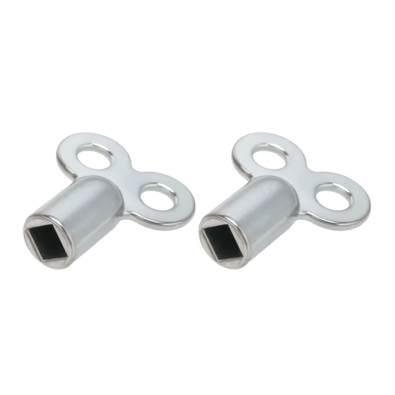 Clé de Valve d'échappement de radiateur en alliage de Zinc, 5 × 5mm, douille carrée, accessoire de r