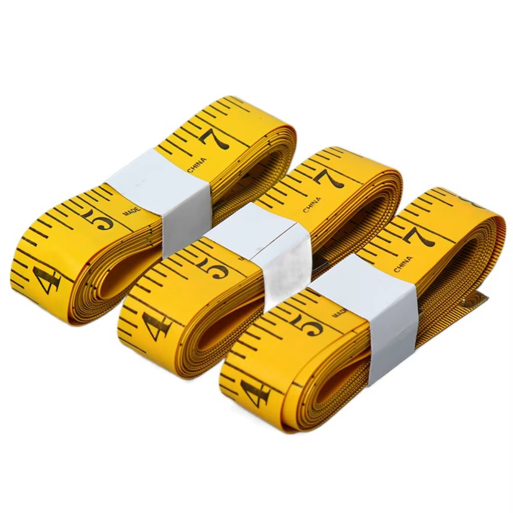 Lot de 3 mètres de ruban à mesurer souple de 3 mètres (120 pouces) avec échelle métrique, ruban de c