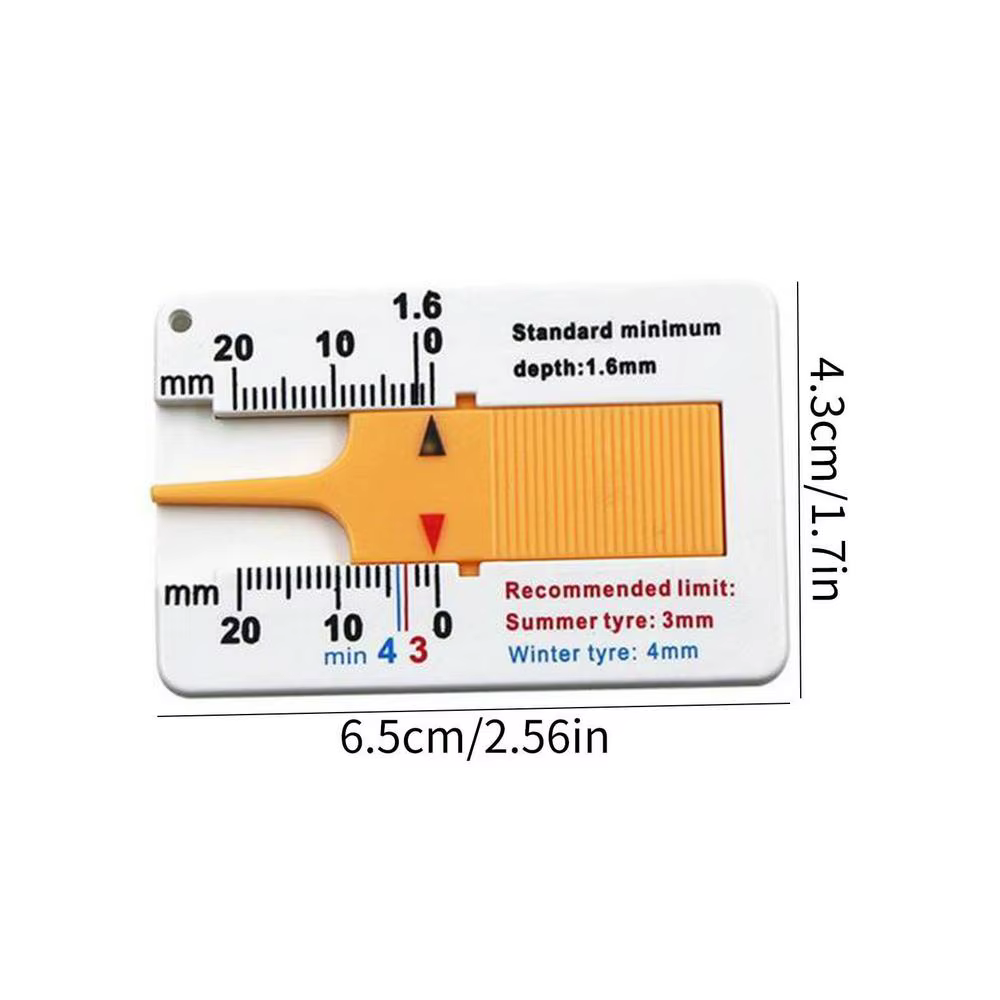 Outil de mesure de la profondeur du profil des pneus de 0 à 20 mm, vérificateur de profil de pneus, 