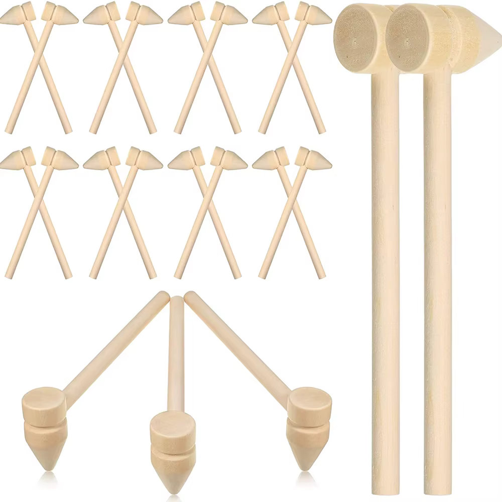 Mini marteau en bois de remplacement pour craquer les noix de chocolat, pileur, maillets, outils de 