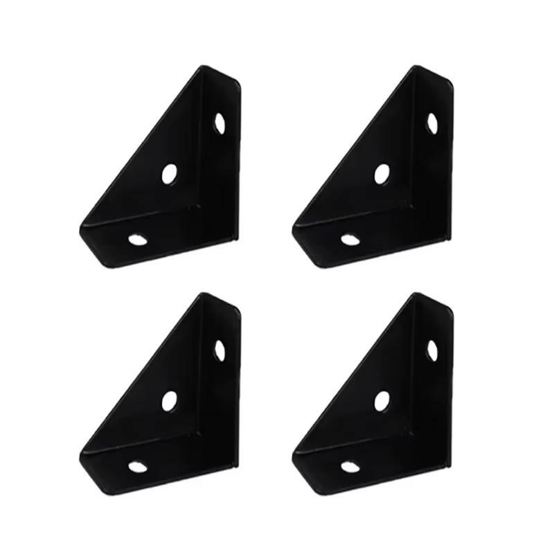 supports d'angle en acier robustes : 90 °   support à angle droit, support de renfort de meubles dur