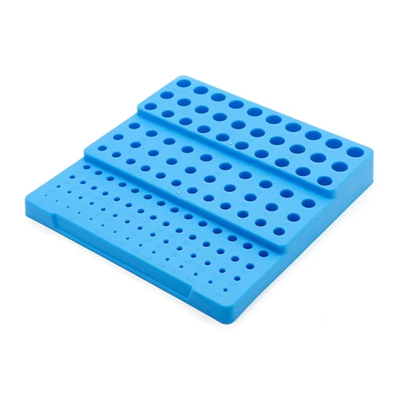 Support perceuse multifonctionnel, boîte support d'outils 121 trous, boîte rangement forets