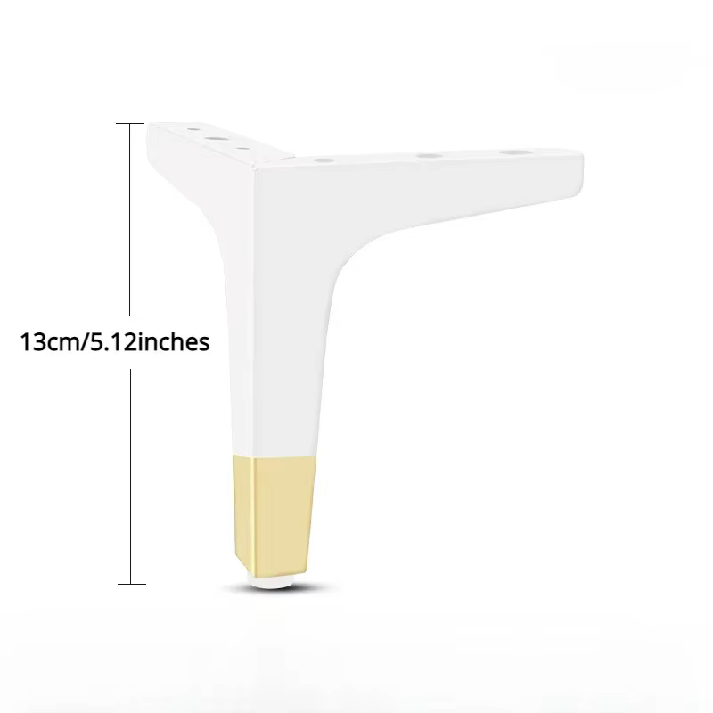 4 pièces 13cm pieds de Table basse en métal moderne pour meubles pieds de canapé lit chaise bureau c