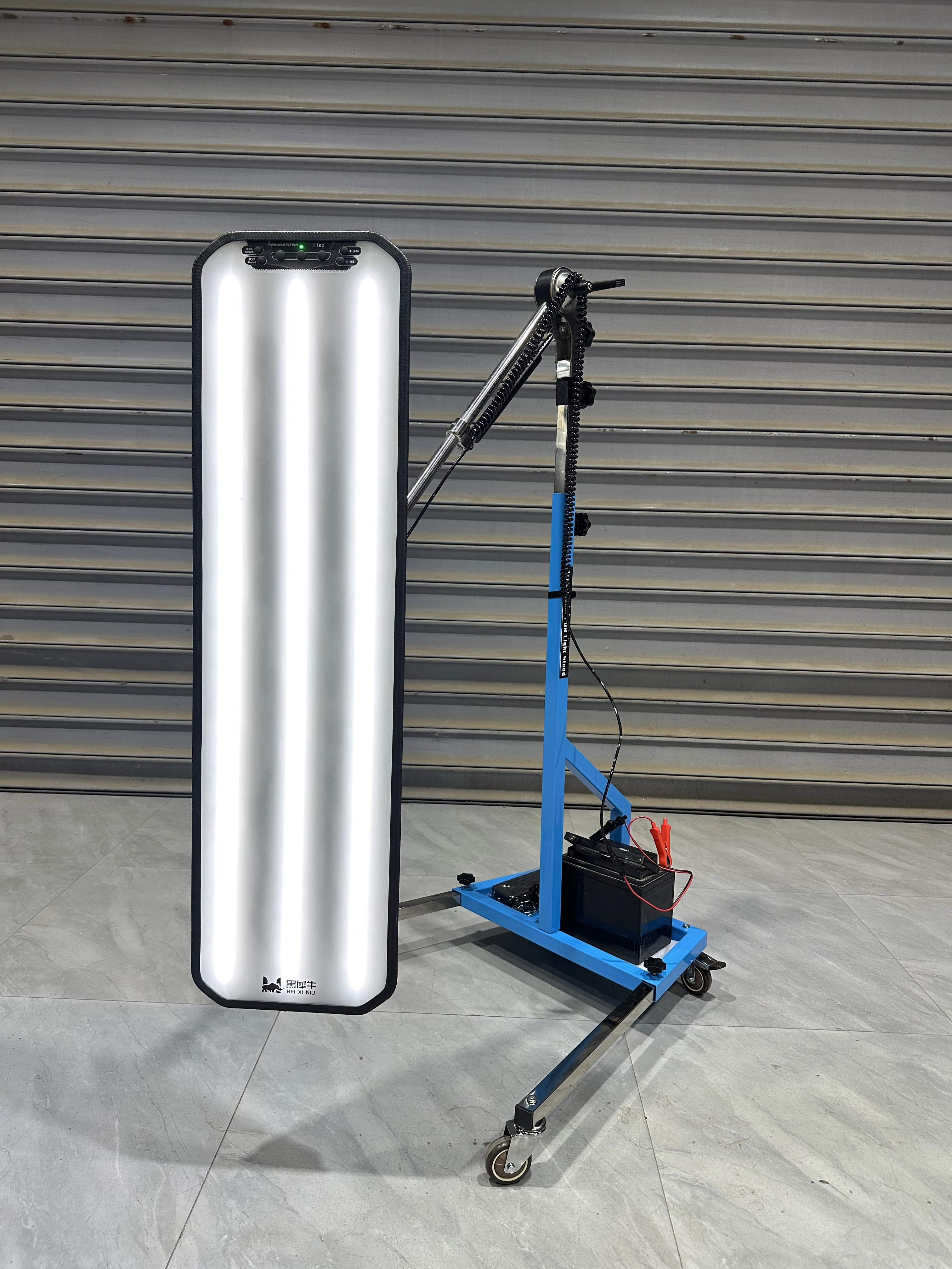 Support de lampe professionnel pour la réparation de bosses sans peinture (PDR), avec éclairage hydr