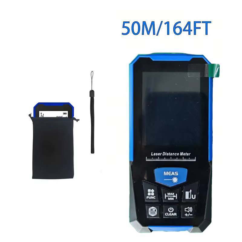 Outil de mesure ruban télémètre, télémètre laser avec fonction d'angle, adhésif doux bicolore, dista