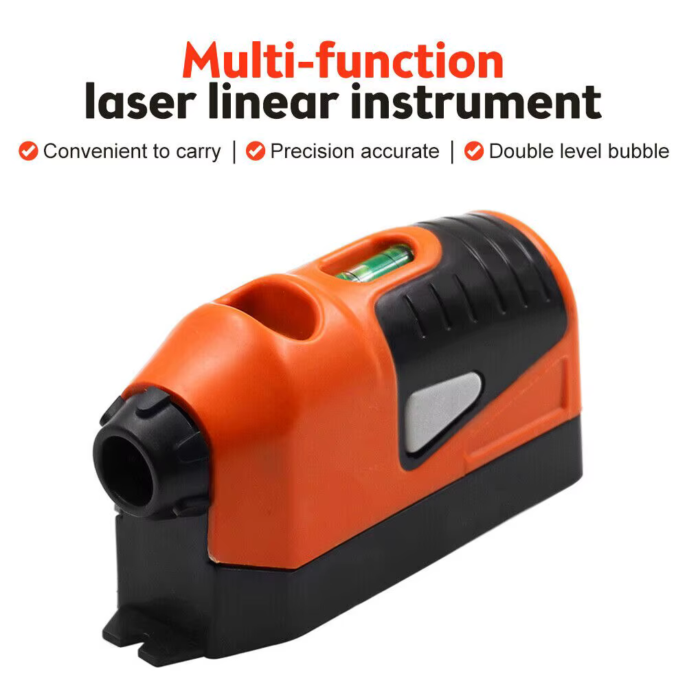 Mini niveau laser portable, projection de ligne laser horizontale verticale, Outils de mesure, Nivea