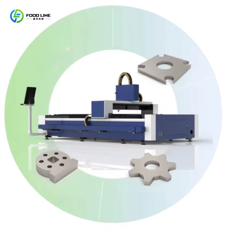 Machines de découpe de tôles métalliques personnalisées, équipement de découpe laser à fibre 1500W