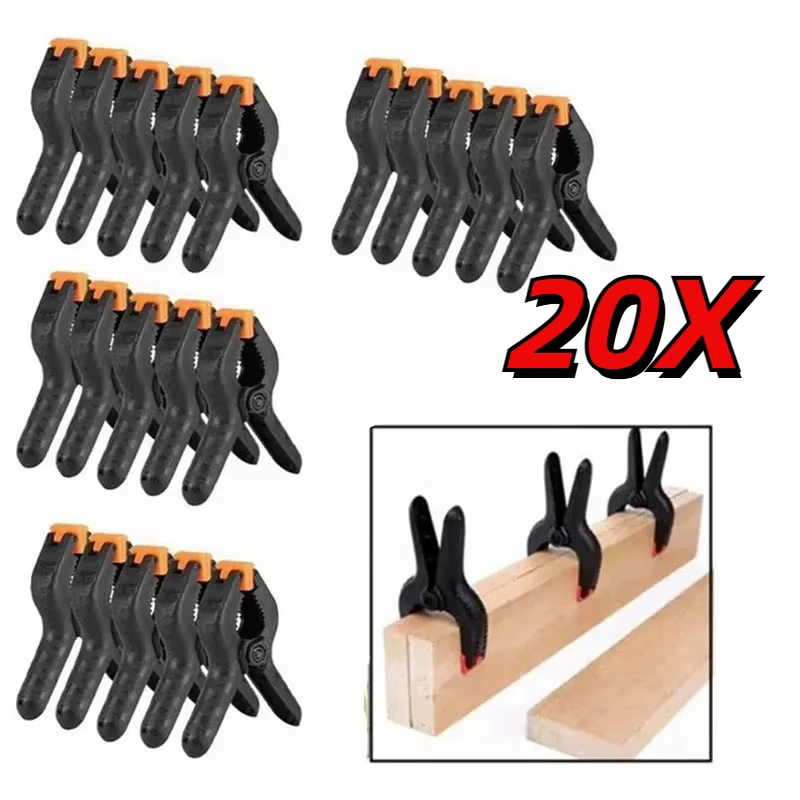 Pinces réglables en plastique pour le travail du bois, 2 pouces, outils de travail du bois, pince à 