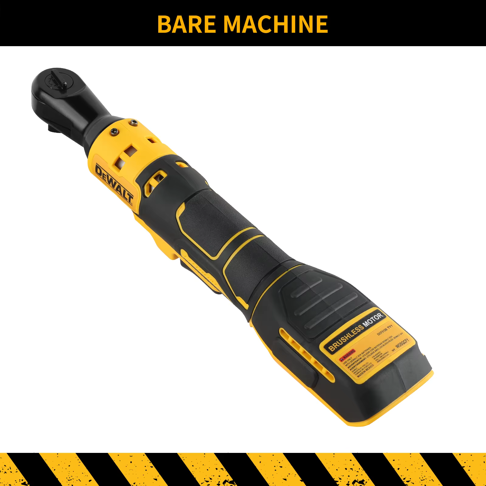 Clé à cliquet à angle droit DEWALT DCF512 20V sans balais 1/2 pouce avec affichage LED et vitesse va