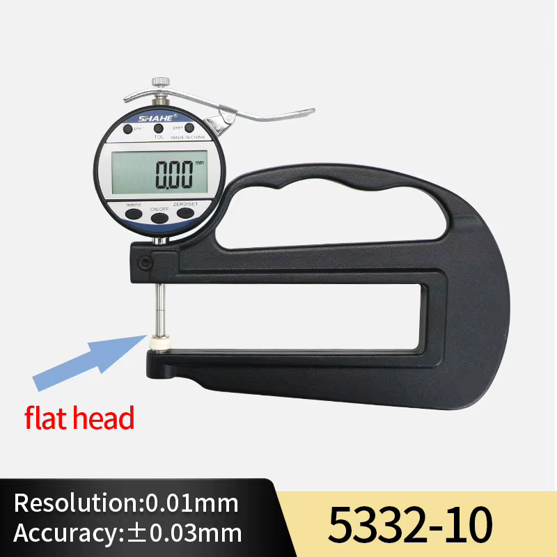 Outil de mesure SHAHE, jauge d'épaisseur numérique haute précision 0-10/25 mm 0,01 mm, outils de mes