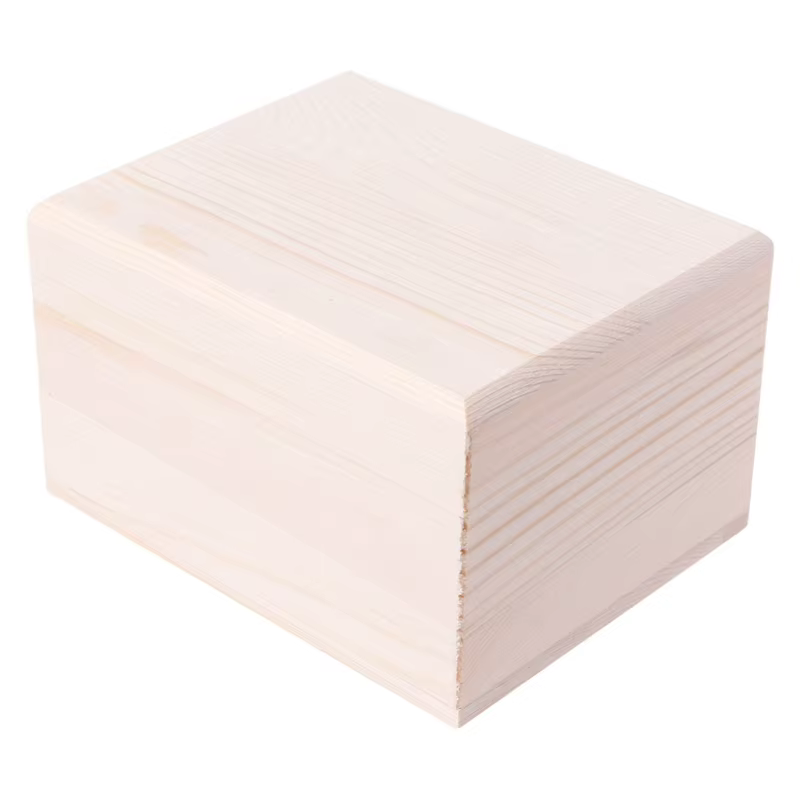 Boîte en bois fait à la main avec couvercle, étui de rangement, artisanat organisateur d'articles di