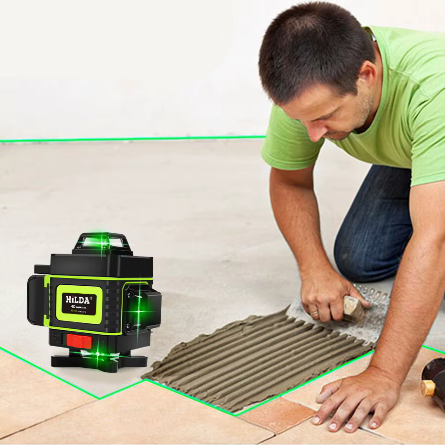 HILDA 16/12 lignes niveau laser ligne verte SelfLeveling 360 horizontal et vertical super puissant f