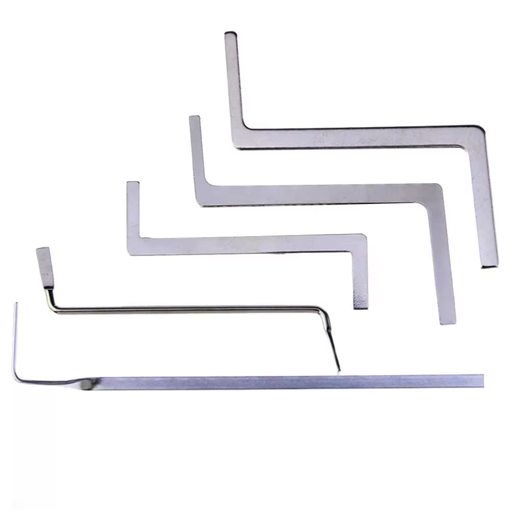 Extracteur automatique de clé cassée, 5 pièces, jeu de sélection, clé de serrurier, fournitures d'ou