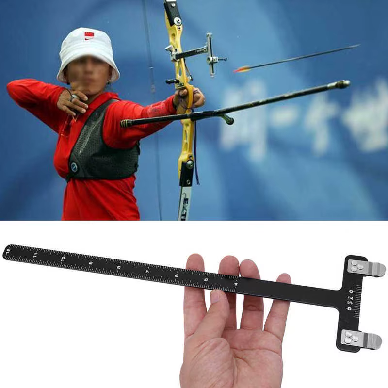 Règle en T en acier inoxydable pour mesure de ULd'arc classique, jauge de positionnement, outil d'éc