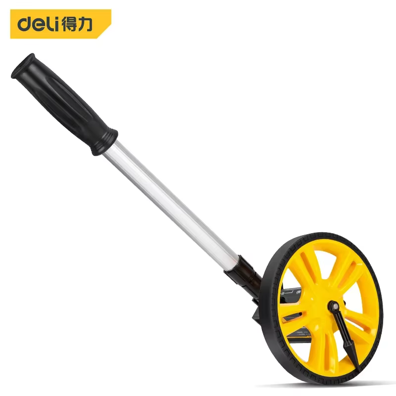 Deli – télémètre mécanique à roue simple/double de 150mm, 1 pièce, télémètre multifonctionnel rétrac