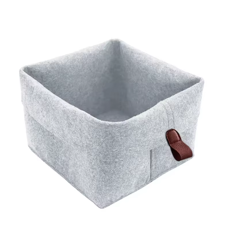 Panier de rangement en feutre, boîte organisateur de bureau, organisateur multifonction, rangement p