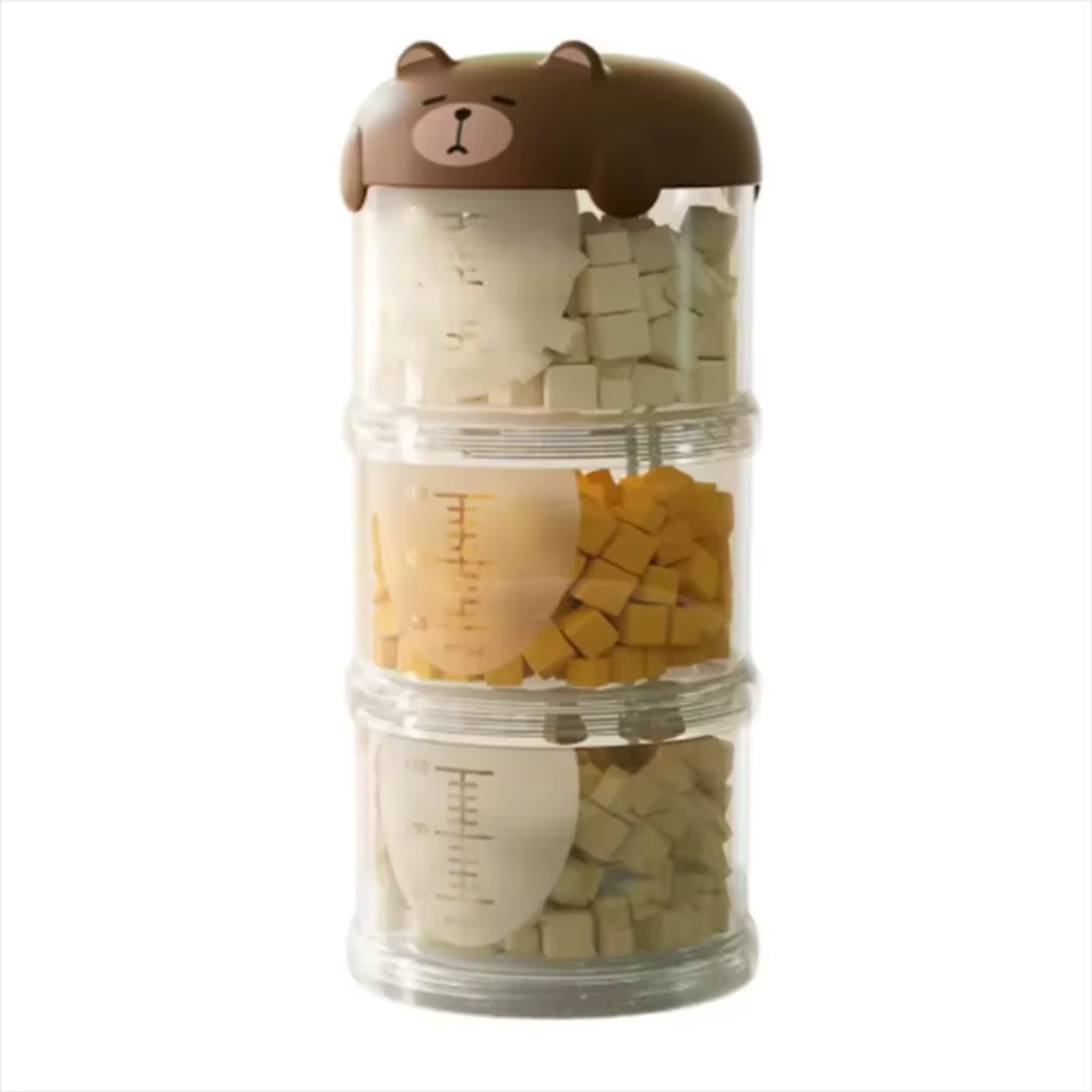 Boîte de rangement portable en plastique scellée pour aliments pour animaux de compagnie, multi-couc