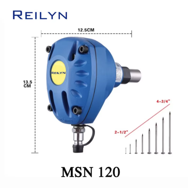 Cloueur pneumatique à paume 14GA MSN120, marteau à Air léger, clous de 60 à 120mm, pistolet à ongles