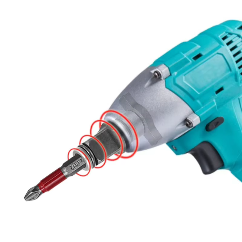 Adaptateur de clé électrique multifonctionnel, tête carrée, arbre en T, clé à chocs électrique sans 