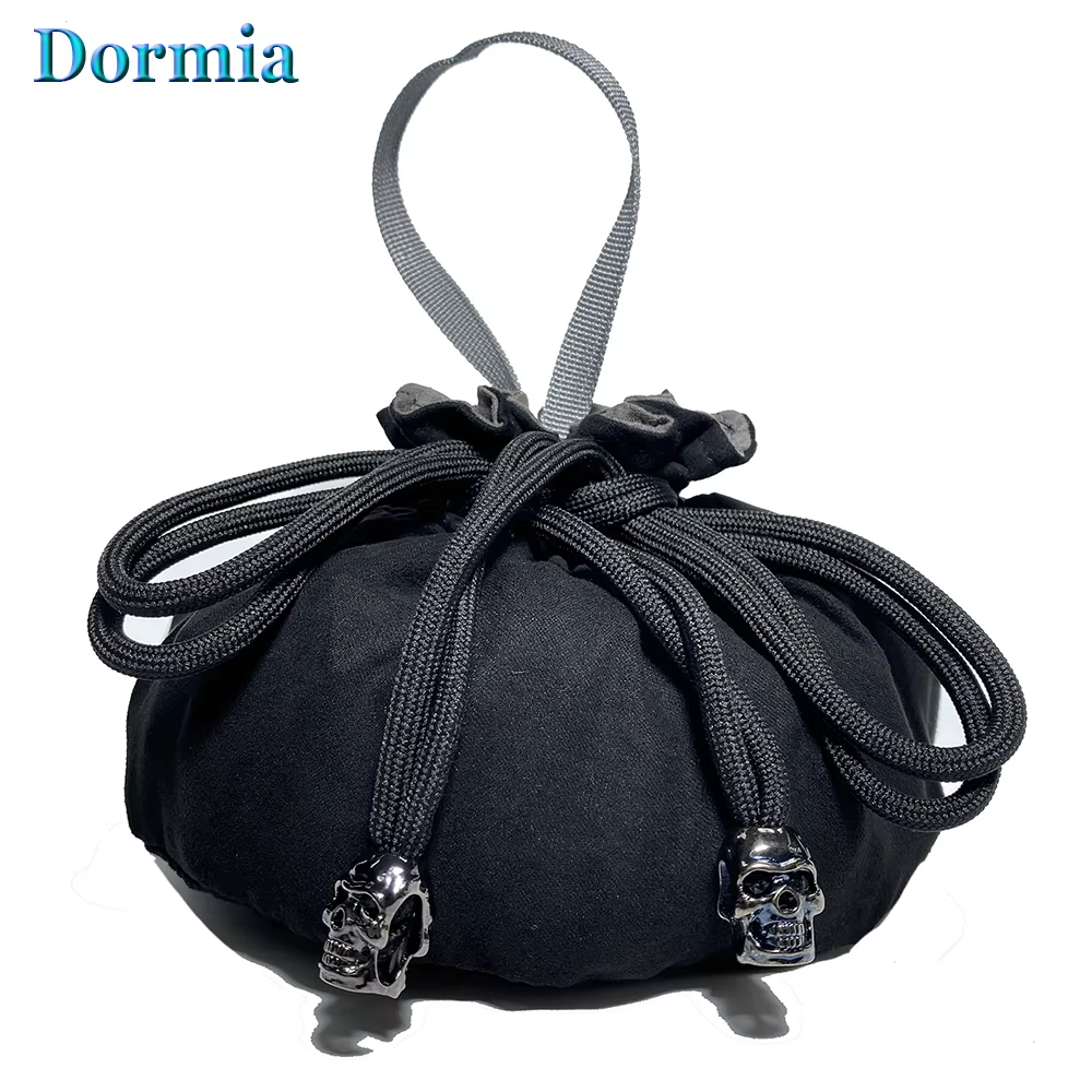 Sac à dés, pochette de rangement, pochette à cordon Portable multifonction, velours de haute qualité