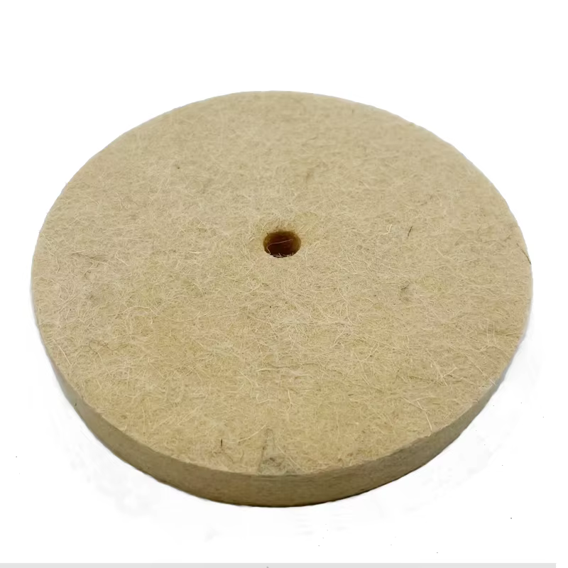 Perceuse meule roue de polissage feutre laine tampon de polissage disque abrasif pour meuleuse d'éta