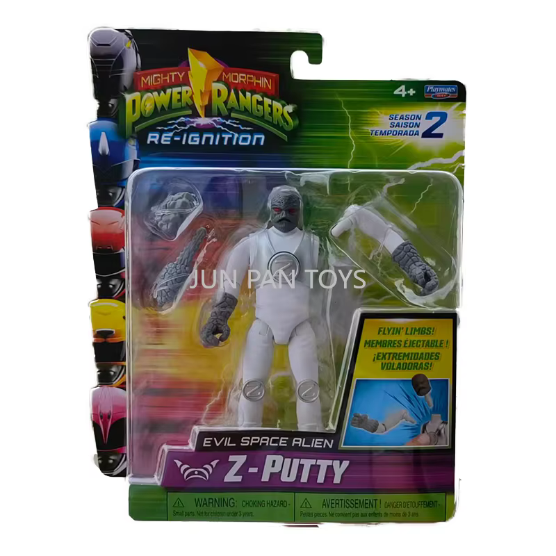 Figurine Power Rangers S2 White Ranger originale avec tous les accessoires, collection combinable, W
