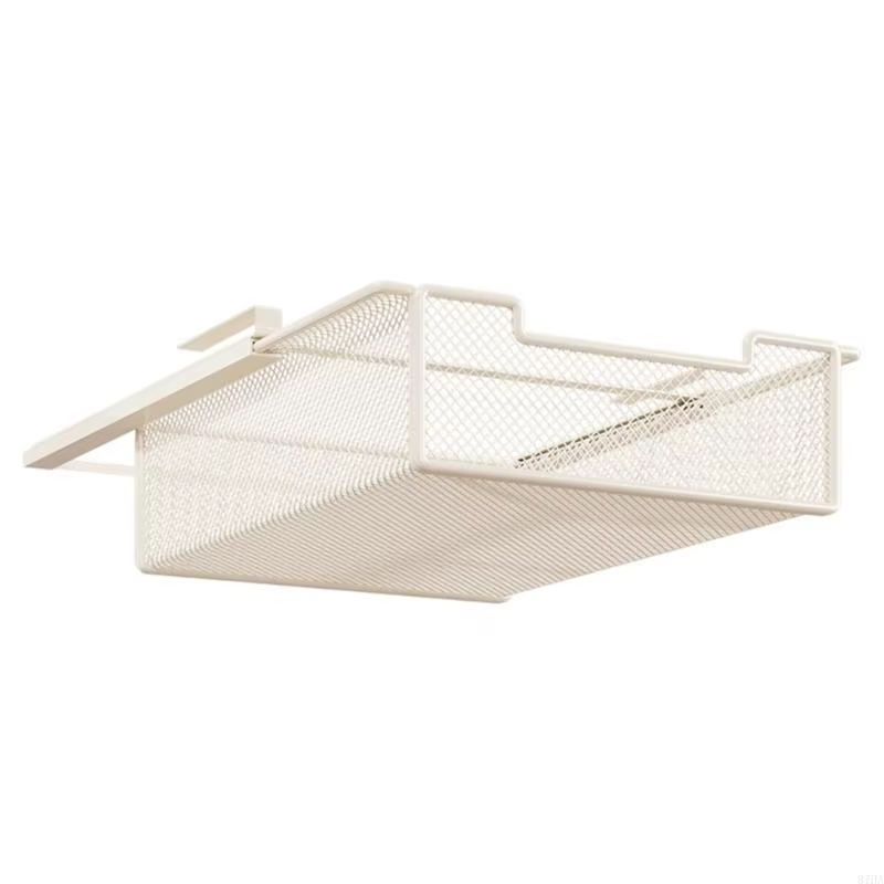 Organisateur placard en fer, tiroir sous étagère, panier rangement pour garde-robe, place Installati
