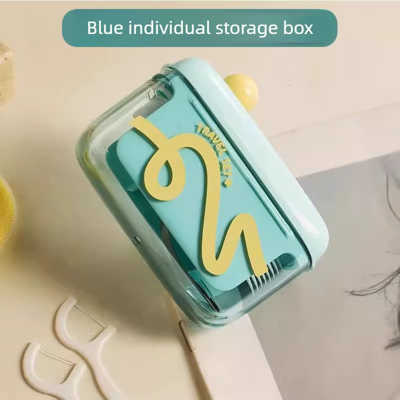 Boîte de rangement pour fil dentaire, design pop-up, distributeur de fil dentaire rechargeable, cure