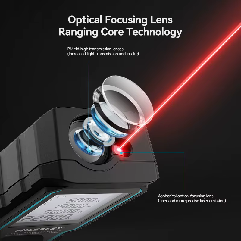Mileseey X5 X6 distancemètre laser professionnel, télémètre laser trena télémètre laser metro,Expédi