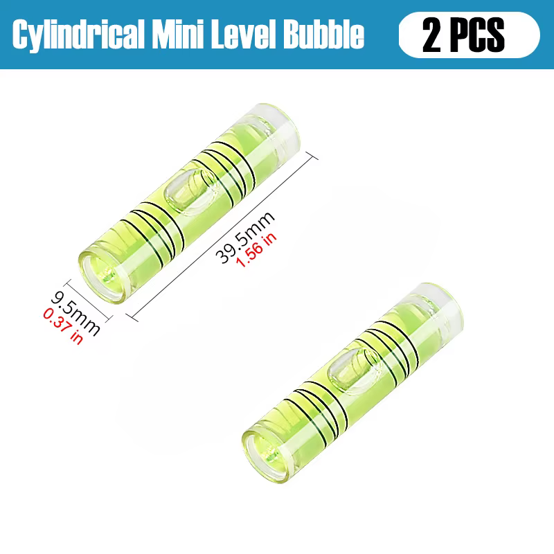 Mini niveaux à bulle carrés cylindriques, disposition de précision, outils de mesure du niveau pour 