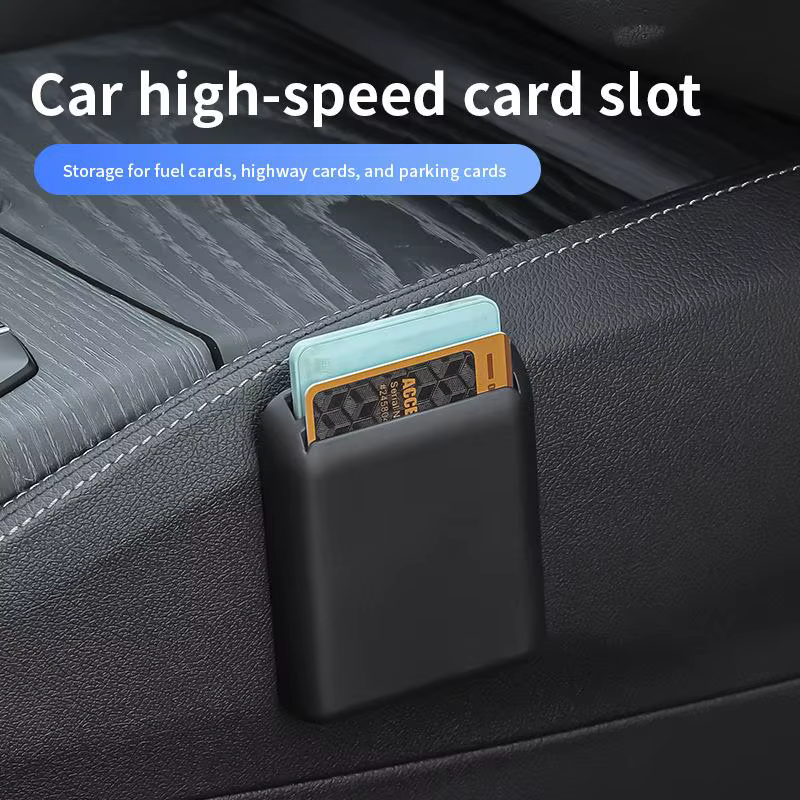 Boîte de rangement pour cartes et billets de voiture, 5 emplacements, organisateur universel multifo
