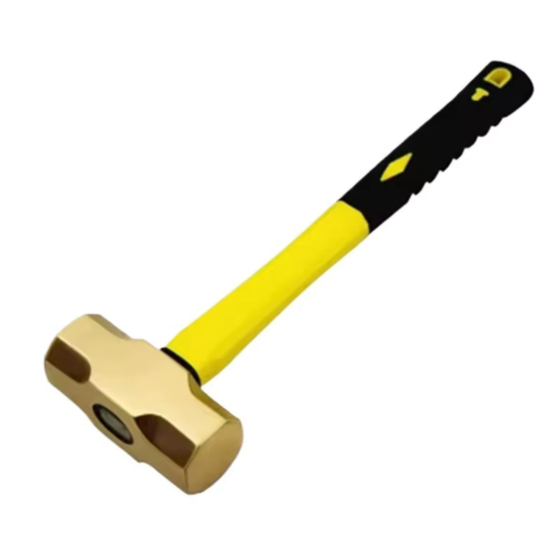 Marteau octogonal en laiton antidéflagrant, marteau à main multifonctionnel pour charpentier, martea