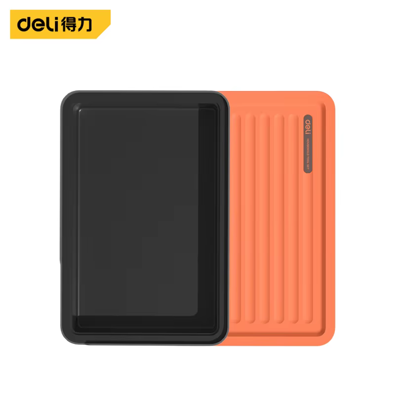 Boîte à outils Deli, rangement multifonction, boîte à outils Portable, organisateur de pièces d'outi