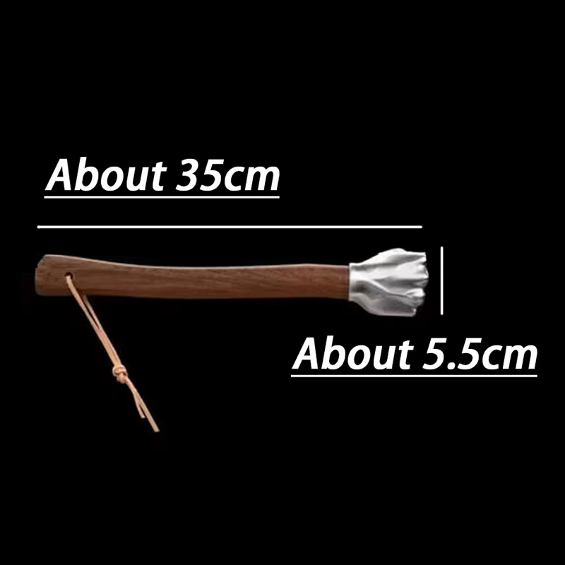 Marteau de poing, marteau d'ornement artisanal avec manche en bois, marteaux multifonctionnels à têt