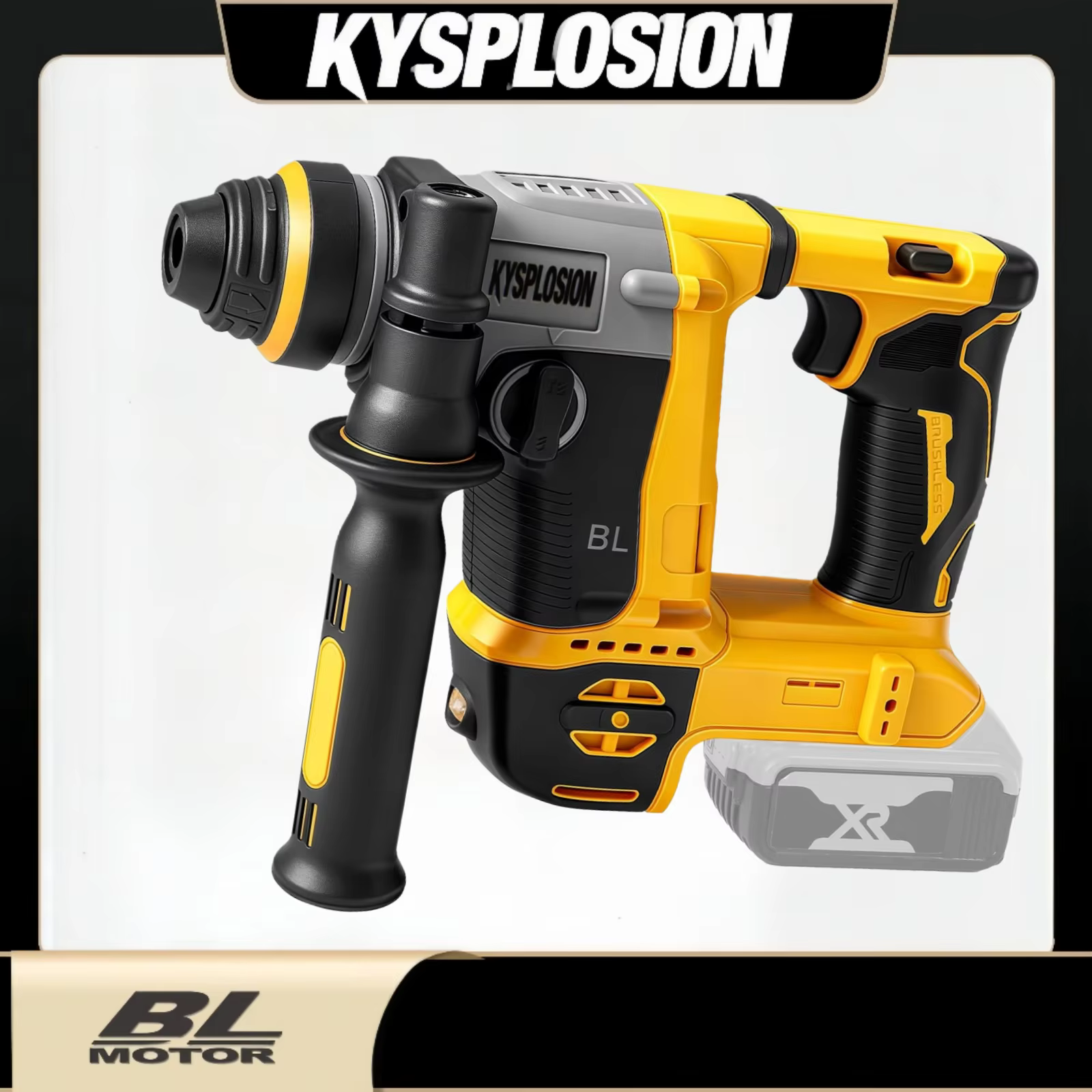Disjoncteur à béton métallique SDS, 2 Modes, outils pour DeWALT, batterie 20V, marteau à percussion 