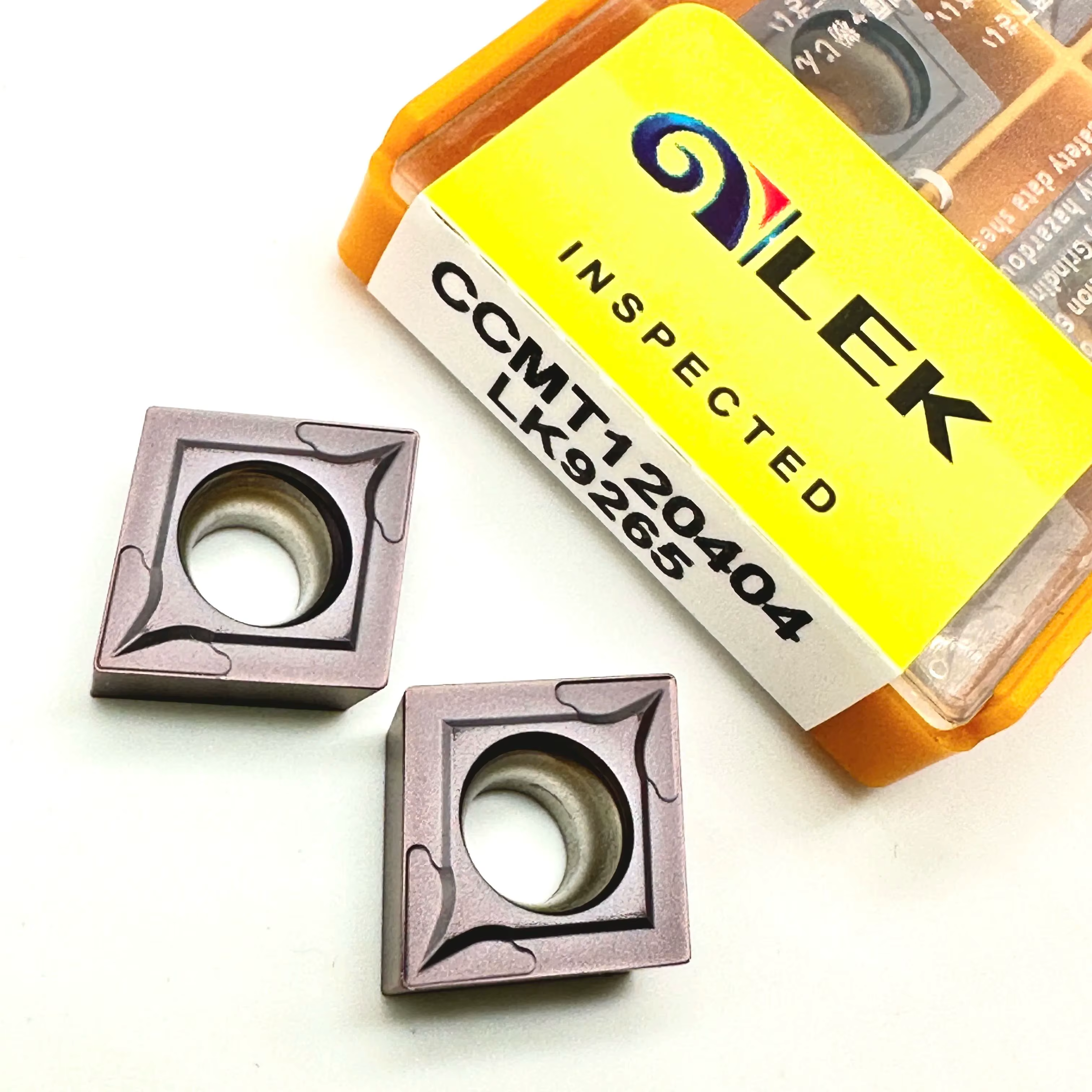 Plaquettes de tournage interne en carbure CCMT060204 CCMT09T304 CCMT120404 – Outil de tournage CNC d