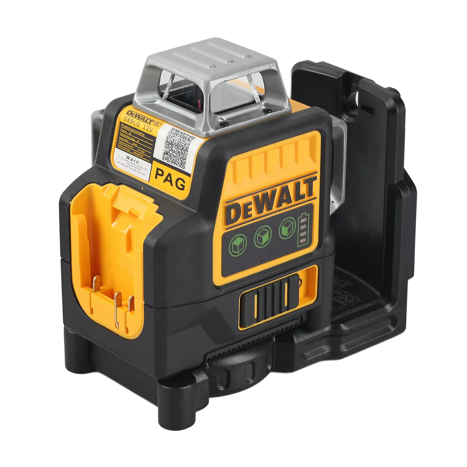 Niveau laser DEWALT DW089 12V Li-Ion 12 lignes 3×360 ° Faisceau vert autonivelant vertical et horizo