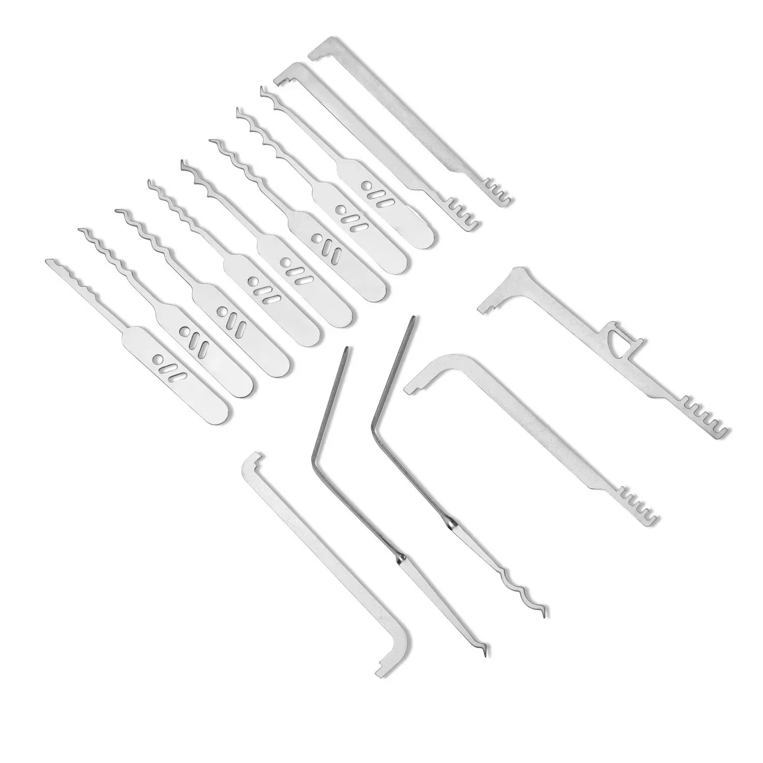 Kit de réparation de porte multi-outils, outil de contournement pour serrurier, kit EDC pour voiture