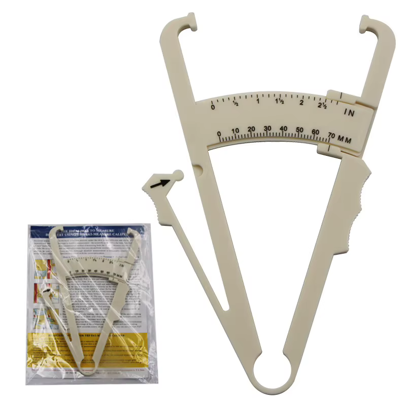 Étrier de mesure de la graisse Linge pour hommes et femmes, tondeuse, mesure précise, blanc, noir