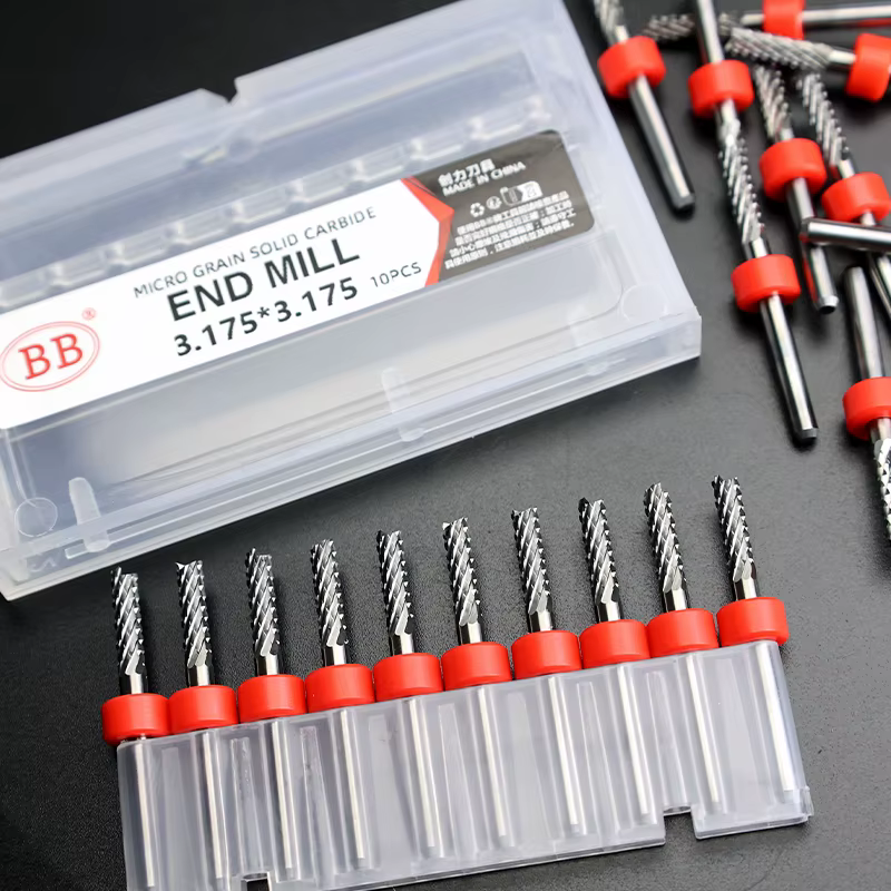 BB – fraise en bout de maïs en carbure de tungstène, Machine de gravure CNC PRO Bit 3.175 4 6mm pour