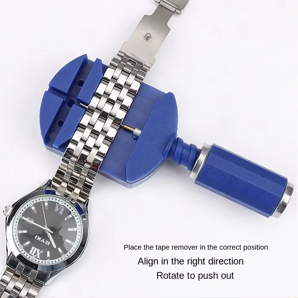 Kit d'outils de réparation de montres, 147 pièces, pour démontage, Installation, entretien, sangles