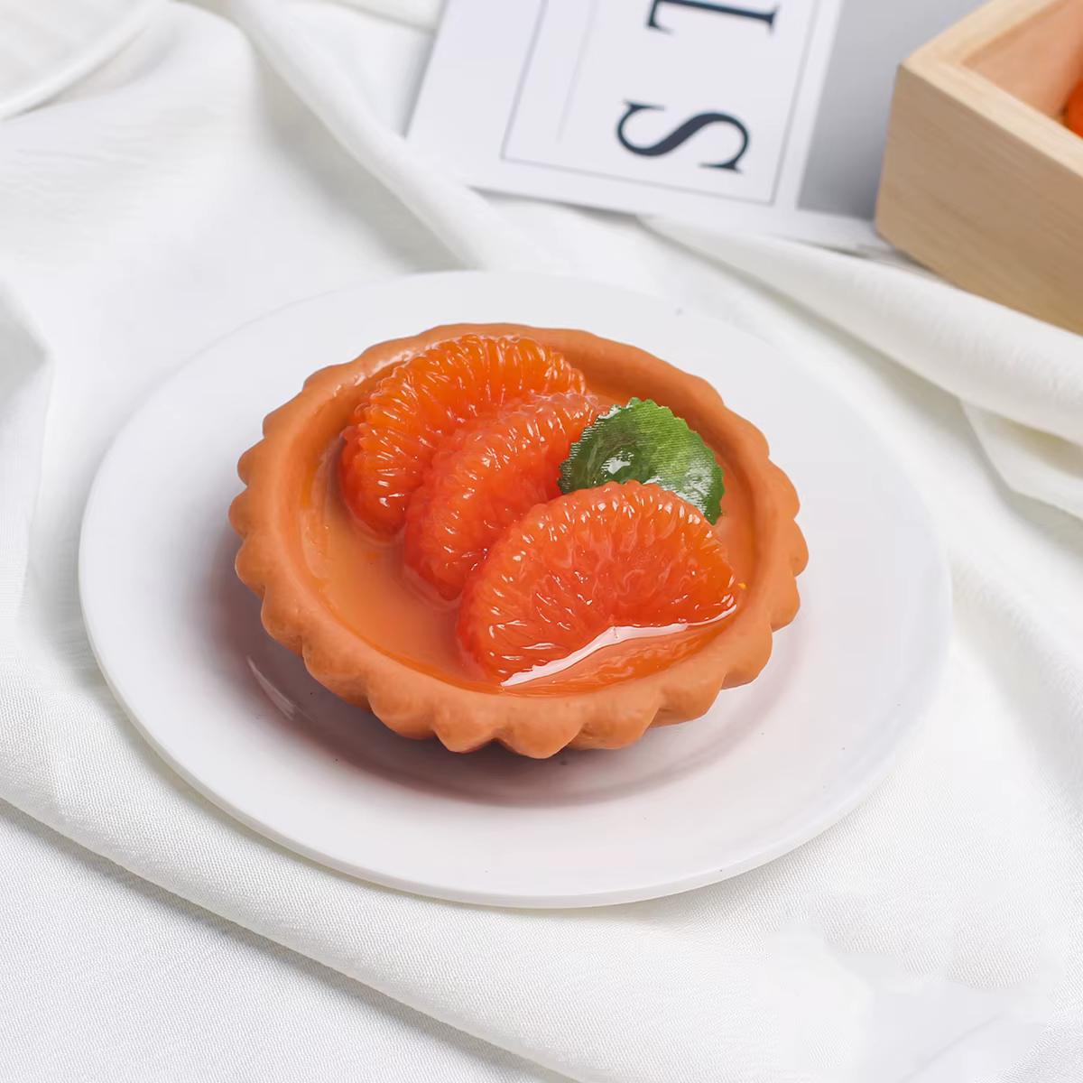 1 pièces Simulation tarte alimentaire européenne portugais tarte modèle décoration de la maison orne