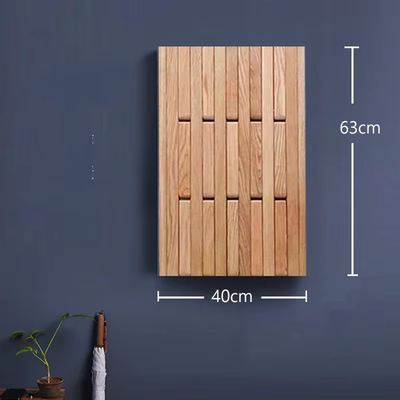 Grand cintre mural en bois pour vêtements de face, porte-manteau, meubles de chambre de luxe, Cisco 